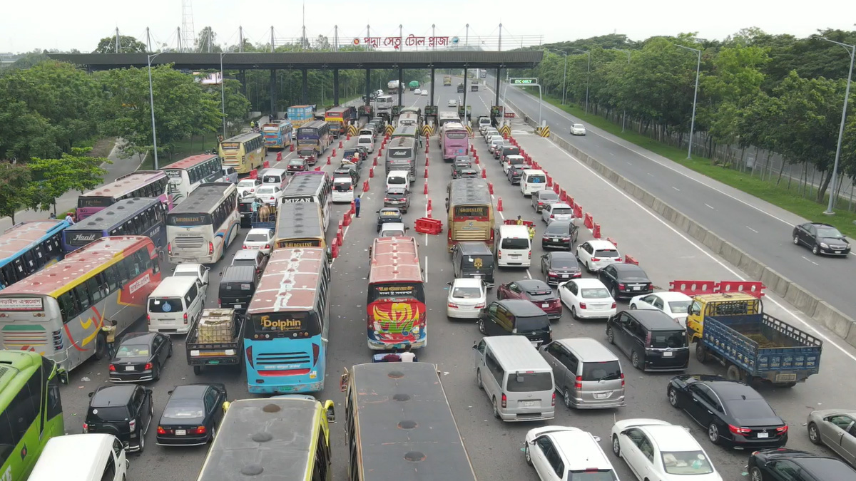ঈদে ছুটির ৫ দিনে পদ্মা সেতুতে টোল আদায় ১৭ কোটি
