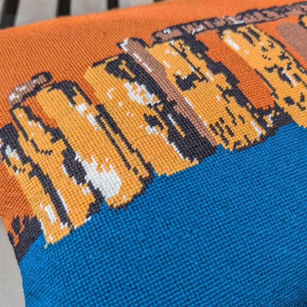 Happy Summer Solstice! 🌞

Designed by <a href="/SnowdenFlood/">Snowden Flood</a> &amp; beautifully stitched in needlepoint, our Stonehenge Cushion has become a Fine Cell Work staple, capturing the spirit of creativity and ingenuity of the mysterious stone circle.

ow.ly/jaUG50Smbwp