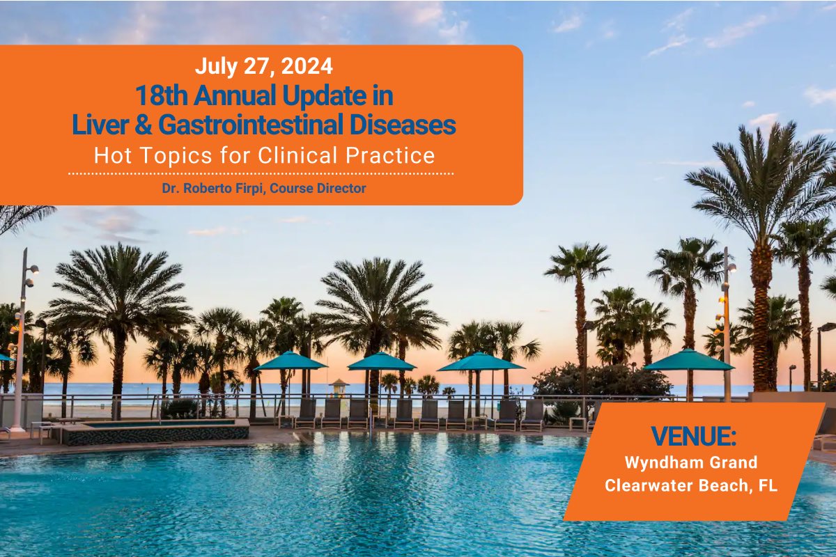 Join us for the 18th Annual Update in Liver &amp; Gastrointestinal Diseases! Can’t wait to get together to learn and catch up with UF alumni 🐊

Link to register: 
liverconference.cme.ufl.edu/register/