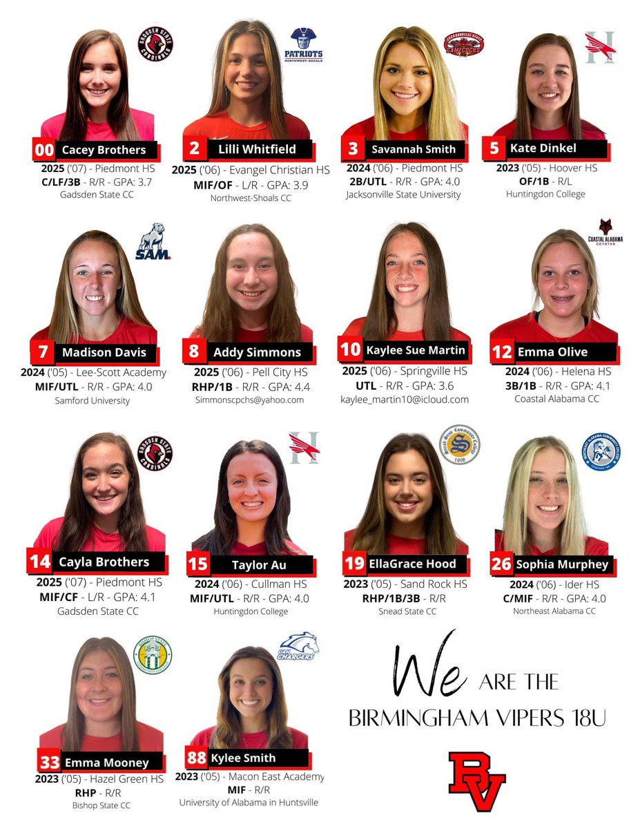 Birmingham Vipers 18U tweet media