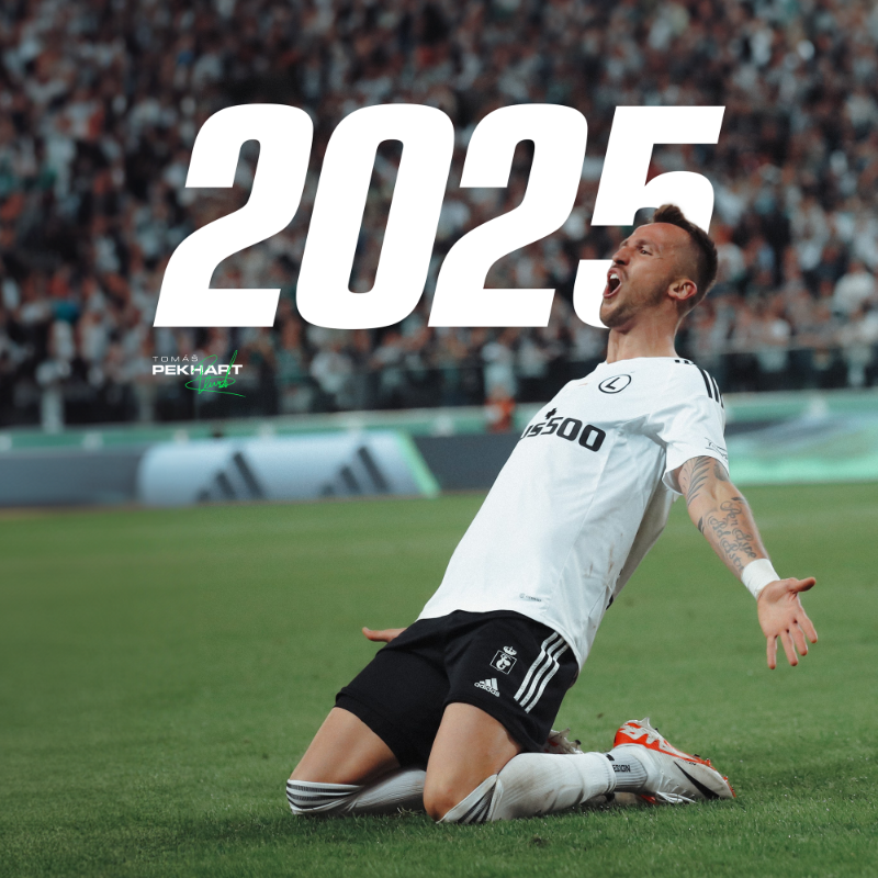 LegiaWarszawa's tweet photo. Tomas Pekhart 2️⃣0️⃣2️⃣5️⃣

Drugi najlepszy zagraniczny strzelec w historii Legii, były król strzelców PKO Bank Polski Ekstraklasy, przedłużył kontrakt z Legią Warszawa o kolejny sezon.