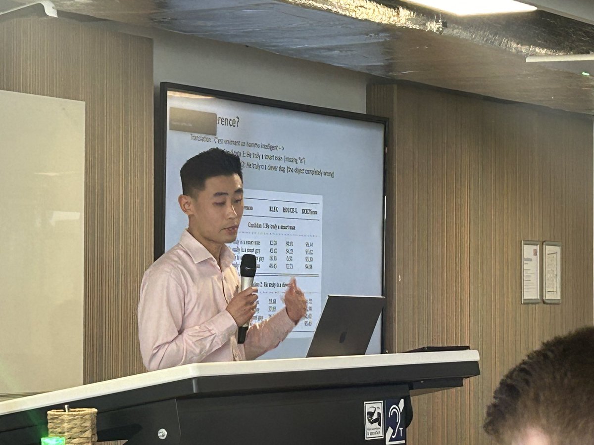 EPSRC DRIVE-Health CDT in Data-Driven Health (@kcldrivehealth) on Twitter photo Fantastic talk from Leo Xinyue Zhang <a href="/LArrowlong/">Leo Xinyue Zhang</a> on rethinking Text Generation Evaluation <a href="/KingsIoPPN/">Institute of Psychiatry, Psychology & Neuroscience</a> #KCLDriveHealth Fantastic talk from Leo Xinyue Zhang <a href="/LArrowlong/">Leo Xinyue Zhang</a> on rethinking Text Generation Evaluation <a href="/KingsIoPPN/">Institute of Psychiatry, Psychology & Neuroscience</a> #KCLDriveHealth