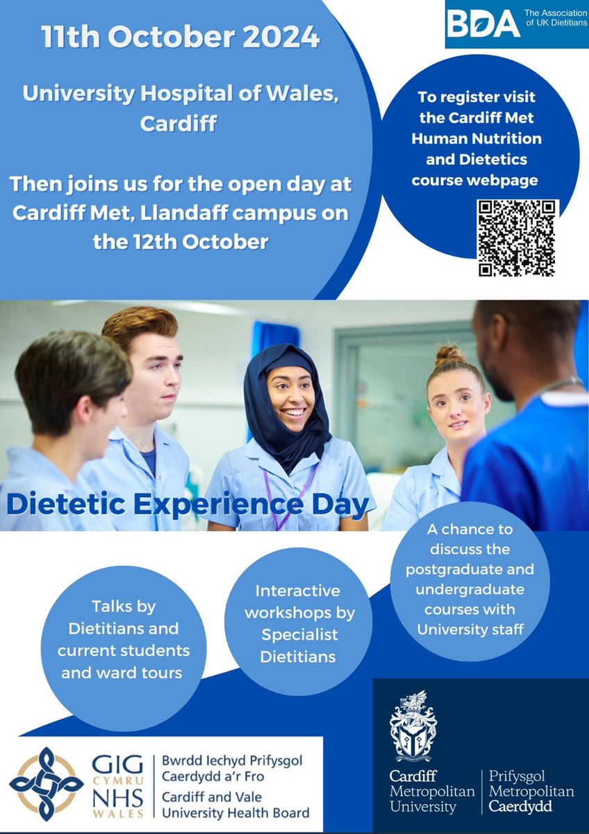 Swansea Bay UHB Dietetics (@sbuhbdietetics) on Twitter photo Interesting in becoming a Dietitian? Would like to know more about the role and the course? Please see details of the next Dietetic experience day <a href="/dietetics_met/">Nutrition and Dietetics at Cardiff Met</a> Interesting in becoming a Dietitian? Would like to know more about the role and the course? Please see details of the next Dietetic experience day <a href="/dietetics_met/">Nutrition and Dietetics at Cardiff Met</a>