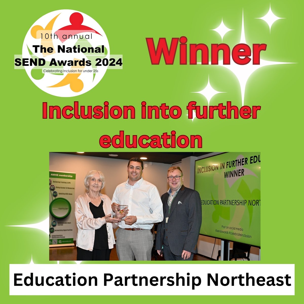 The SEND Awards tweet media