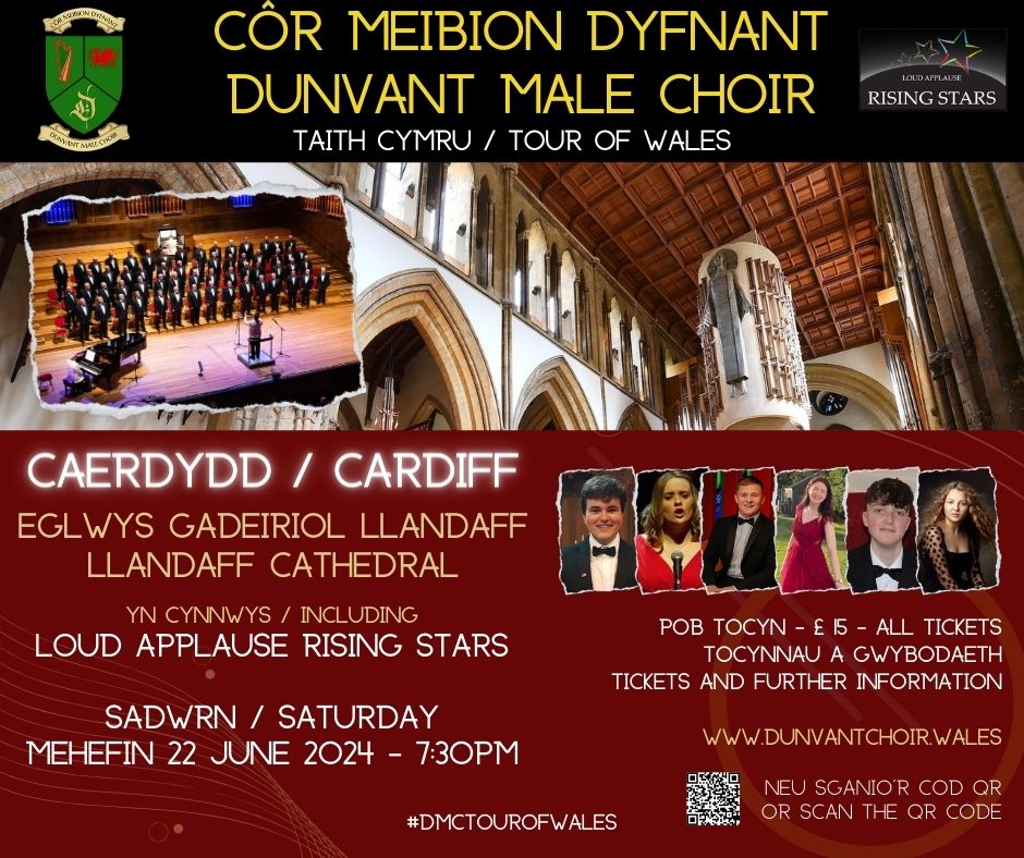 Dunvant Male Choir (@dunvantchoir) on Twitter photo Nos Sadwrn! This Saturday! RT <a href="/LoudApplProd/">Loud Applause</a> <a href="/LlandaffCath/">Llandaff Cathedral 🏴</a> <a href="/RealShanCothi/">Shân Cothi</a> <a href="/BBCCymruFyw/">BBC Cymru Fyw</a> <a href="/onlyboysaloud/">Only Boys Aloud</a> Nos Sadwrn! This Saturday! RT <a href="/LoudApplProd/">Loud Applause</a> <a href="/LlandaffCath/">Llandaff Cathedral 🏴</a> <a href="/RealShanCothi/">Shân Cothi</a> <a href="/BBCCymruFyw/">BBC Cymru Fyw</a> <a href="/onlyboysaloud/">Only Boys Aloud</a>