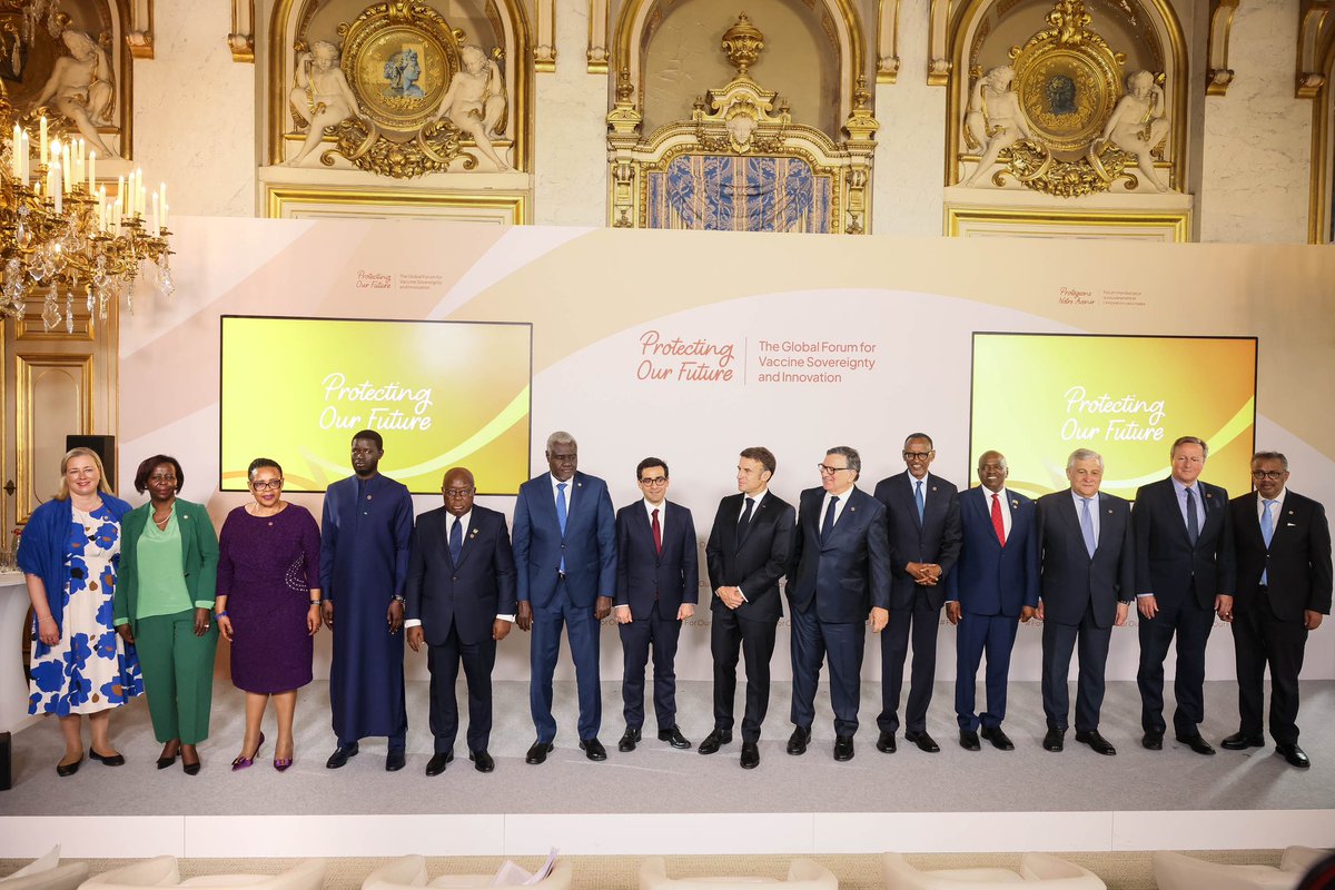 During the pandemic, #TeamEurope joined forces to support our sister continent’s health autonomy.

Today, we reaffirm commitment to accelerate 💉💊 manufacturing in Africa by pledging over €750 million to the African Vaccines Manufacturing Accelerator (AVMA).

#ForOurFuture