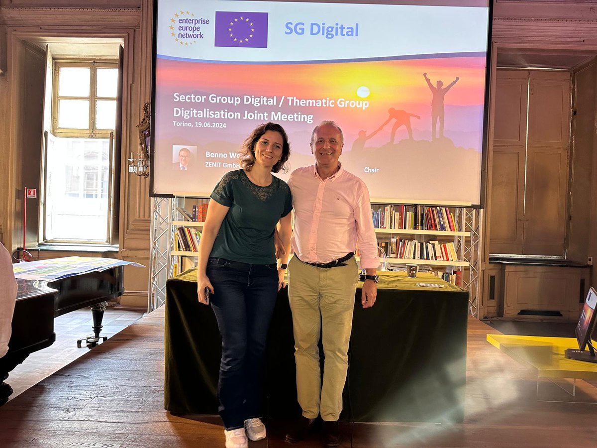📢The EEN Digital Sector Group Meeting recently took place in Turin on 19 June, with #EEN advisors from all across Europe in attendance. Eda Çığ Türktaş, provided updates on the upcoming M4M final event on 📅12 September: …ufacturing-calls-brokerage.b2match.io