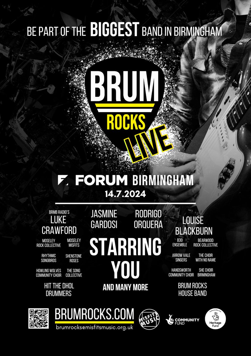 🎸Less than a month until we get stuck into this HUGE day at Forum…

🔗Tickets Here: linktr.ee/forumbham

ℹ️Info: brumrocks.com

#forum #forumbirmingham #forumbham