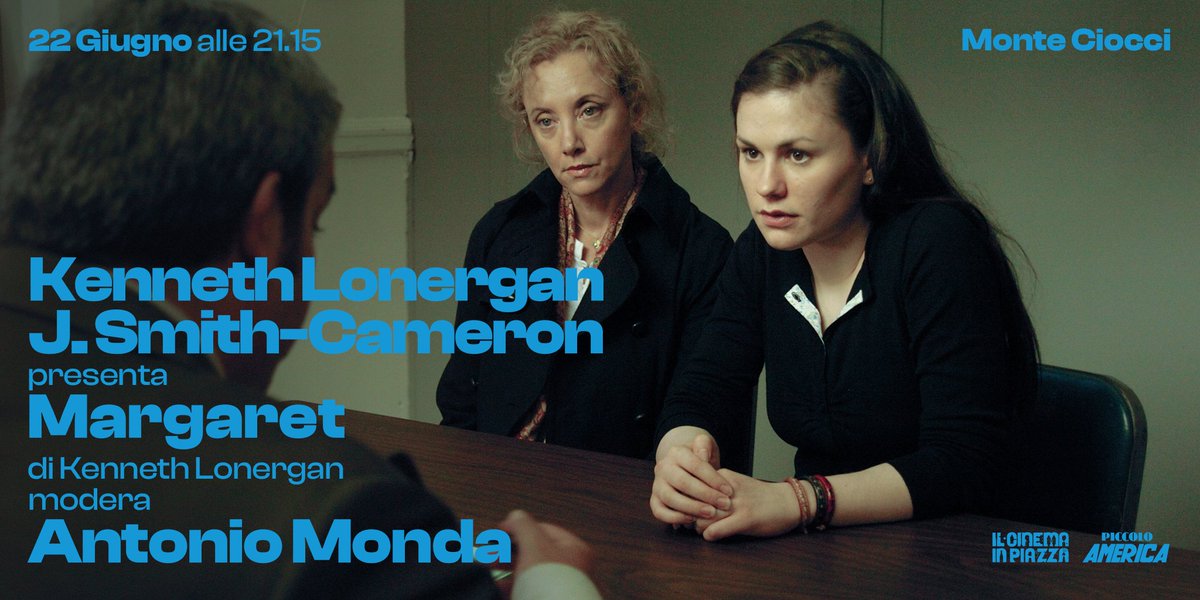 Margaret, di Kenneth Lonergan, 2012

Sabato 22 giugno alle 21.15 il regista tornerà a #IlCinemainPiazza per presentare il film  insieme all’attrice J. Smith-Cameron a Monte Ciocci in dialogo con lo scrittore e critico Antonio Monda.

🗓 ilcinemainpiazza.it