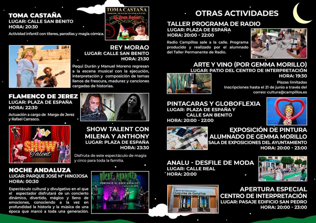 PTV_Malaga's tweet image. #NocheEnBlanco 

🎶 Hablamos de #Campillos y de la VIII Noche en Blanco que celebra esta localidad de la comarca de Guadalteba este sábado 22 de junio.