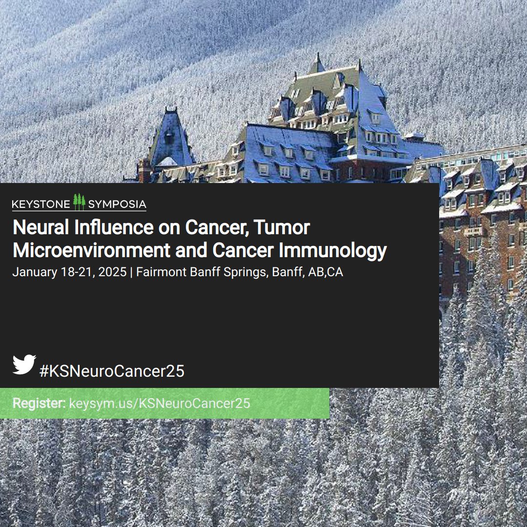 Don’t miss the first Keystone Meeting on Cancer Neuroscience! We look forward to this exciting meeting. See you in Banff, Canada next year: January 18-21, 2025.
Scientific organizers are Brian M. Davis, Michelle Monje and Ihsan Ekin Demir.