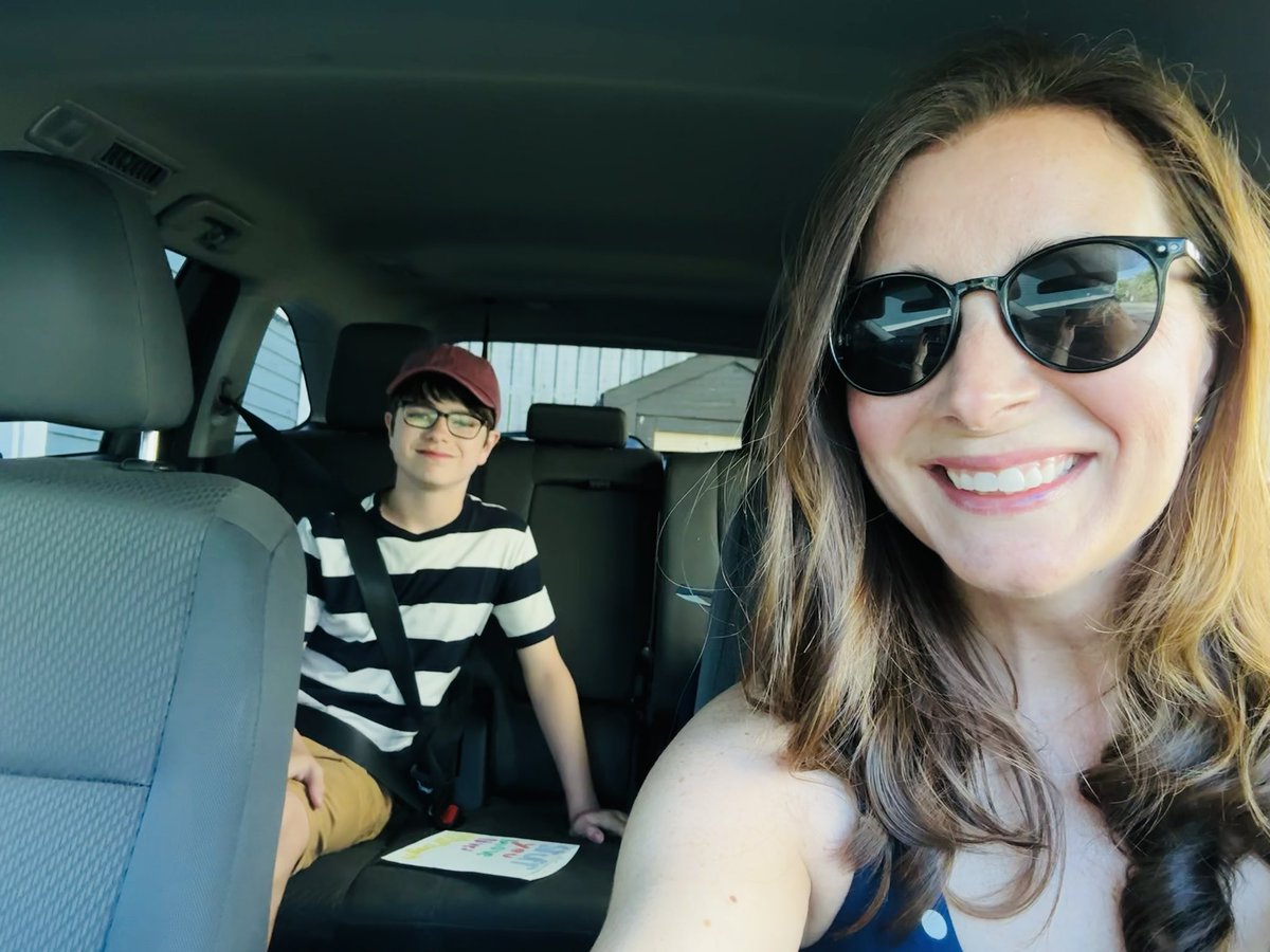 It’s our last drive to <a href="/StTeresasSchoo1/">St. Teresa's School</a> This kid is off the Grade Seven, and I’m off to @ElizabethParkEl in September! To say today is bittersweet is an understatement 🥹😊