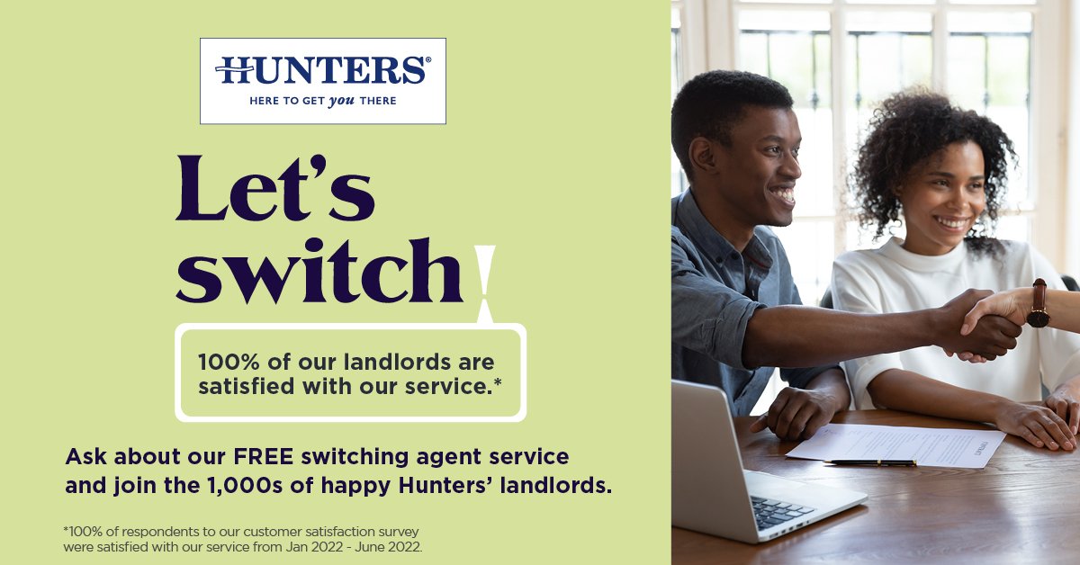 If you're looking for an agent who can manage all your property requirements, then Hunters Exeter is perfect for you.

Call 01392 340130 today to discuss your property needs.

bit.ly/3UZ8zhK

#Exeter #Landlords #PropertyManagement #LettingAgent