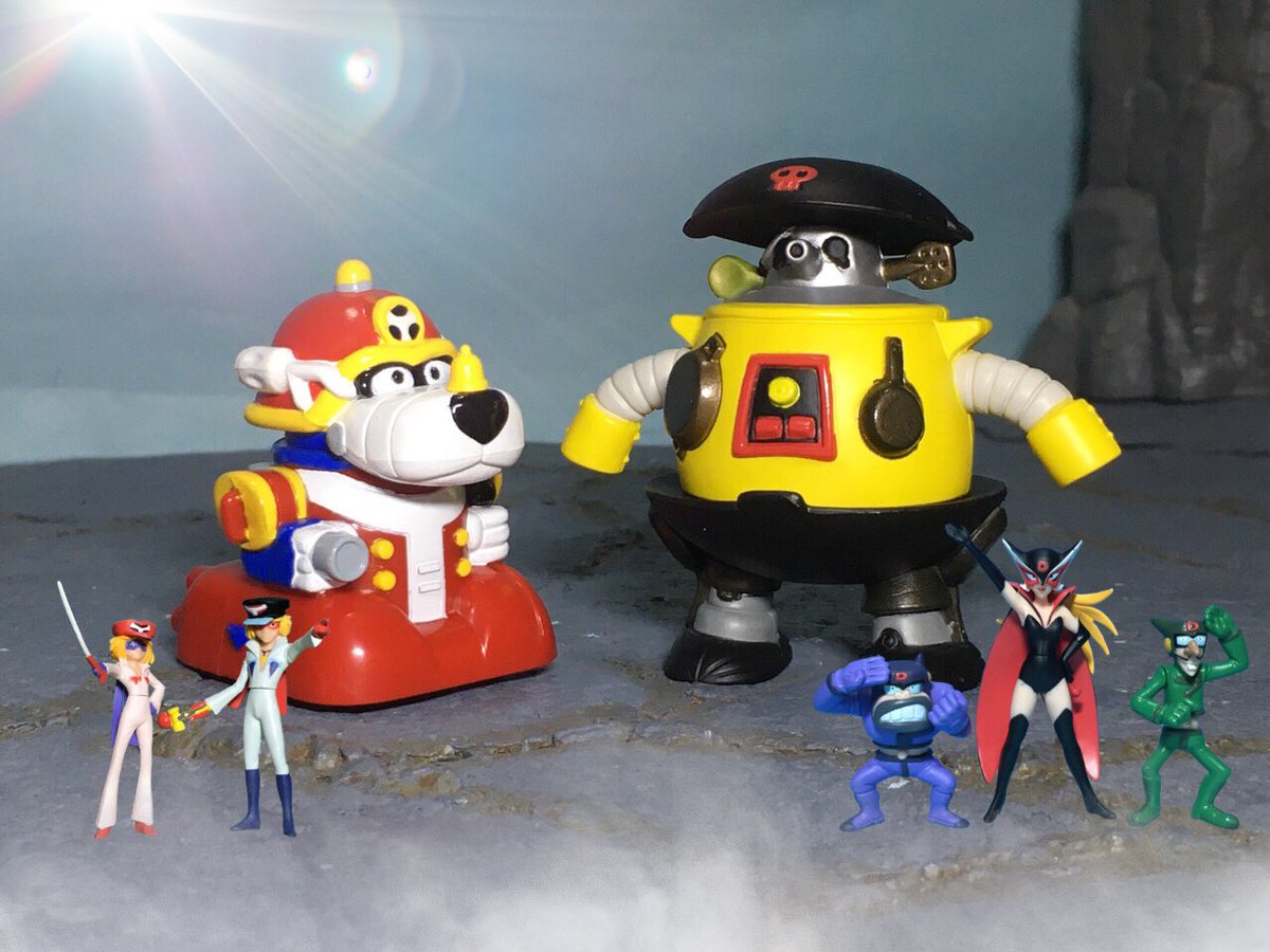 ヤッターワン 対 ダイドコロン！人物フィギュアは合成