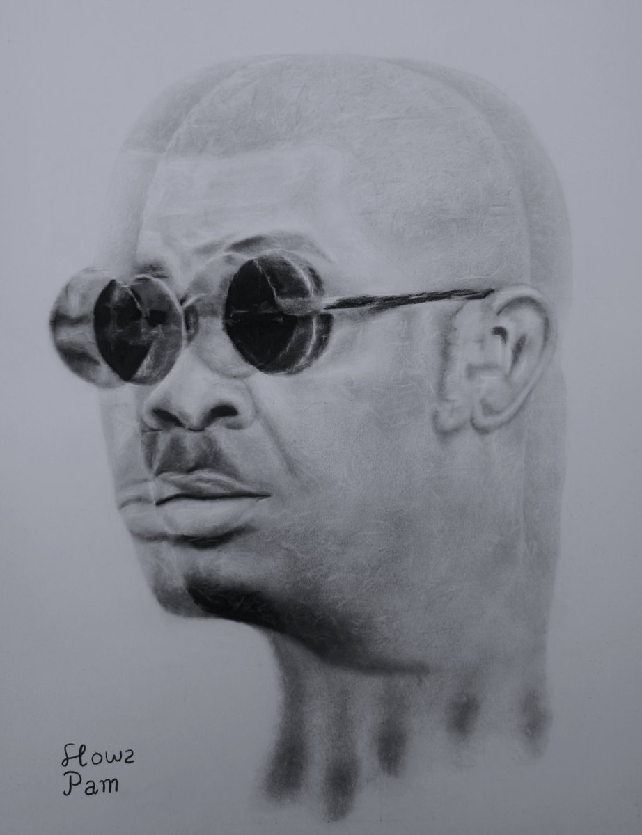 <a href="/wizkidayo/">Wizkid</a> It'll take you 2 secs to share my pencil drawing of Donjazzy

Don't skip😭 Dash my art 1 retweet abeg☝️🙏♥️
