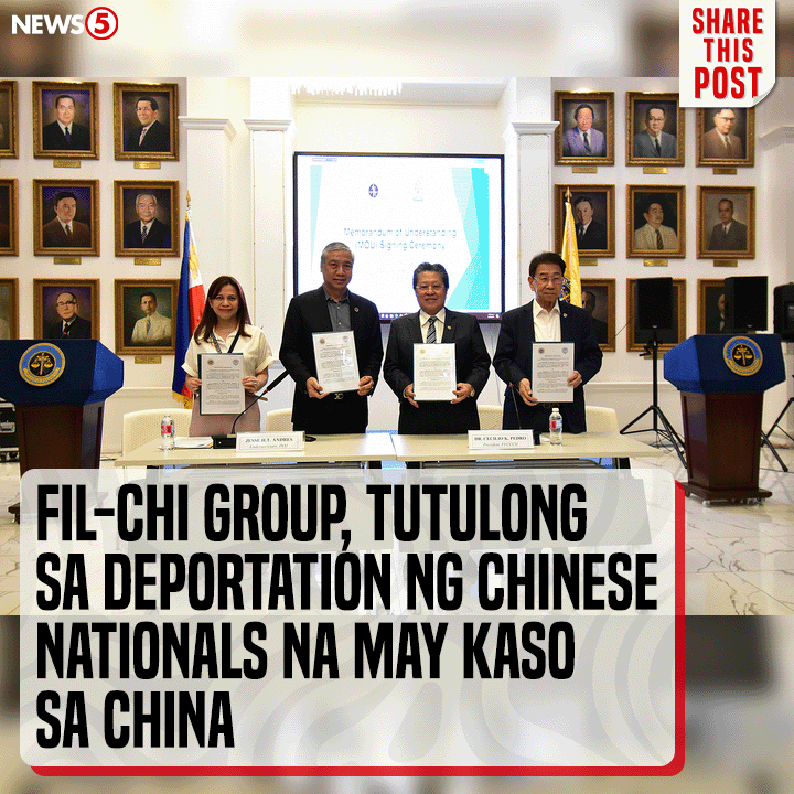 News5PH's tweet photo. Tutulong ang Filipino-Chinese #FilChi community sa gobyerno ng Pilipinas para ma-deport ang mga Chinese national na may kaso sa China. #News5 | via Ria Fernandez https://t.co/ga3BKA0OpS
