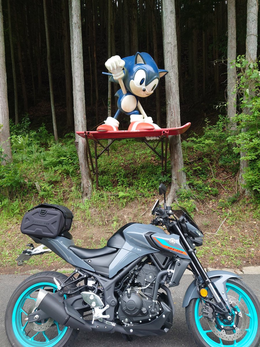 HTaishu's tweet photo. 梅雨入り前の曇り。
伊賀をぶらぶら。
ソニック見て来ました。
#MT-03 https://t.co/MjX4Stnypk