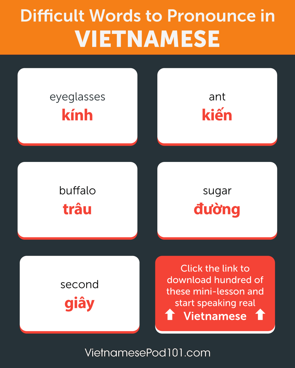 Difficult Words to Pronounce in Vietnamese ⚠️ PS: Learn Vietnamese with the best FREE online resources, just click here: bit.ly/3Vvjgau