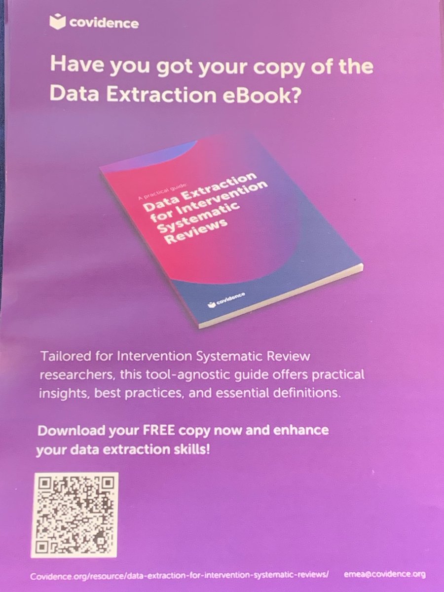 This week we are in the beautiful location of Royal College of Physicians in London at the HLG conference 2024. Pop by the Covidence stand to find out about how we can save your researchers hours of work and claim your free review ⁦@CovidenceHelen⁩ #HLG2024