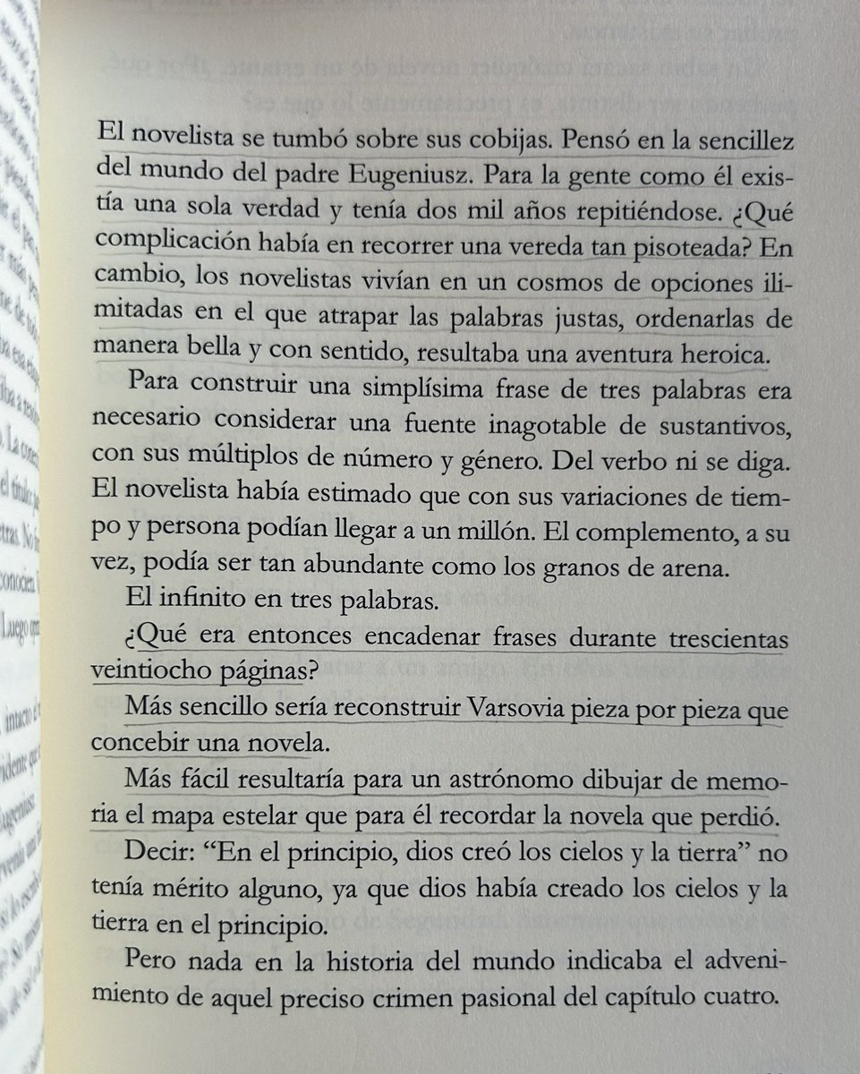 Quina sort i quina desgràcia que els quatre protagonistes d'aquesta història s'hagin conegut. Varsòvia ruïnosa i devastada. I Guerra i alcohol, alcohol i guerra.

Es pot parlar de la guerra i fer-ho a través de l'horror i també l'humor? Sí, i la combinació és increïble.