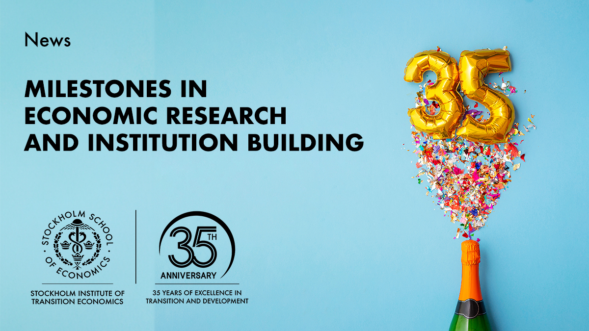 🎉 Over the last 35 years, SITE has established itself as a leading institution dedicated to economic research and development in Eastern Europe and beyond. Here's to many more years of bridging research and policy! 💡 Learn more about our milestones: hhs.se/en/research/in…