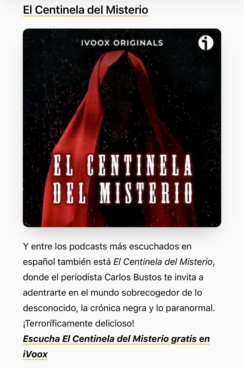 Carlos Bustos - El Centinela del Misterio®️©️ tweet media