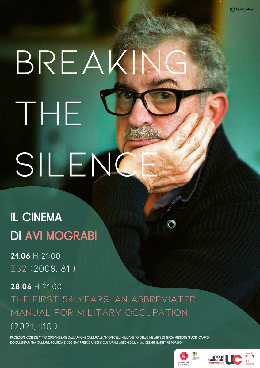 A domani sera, in Unione culturale, dove interverrà in collegamento anche lo stesso Avi Mograbi: unioneculturale.org/2024/06/breaki…
