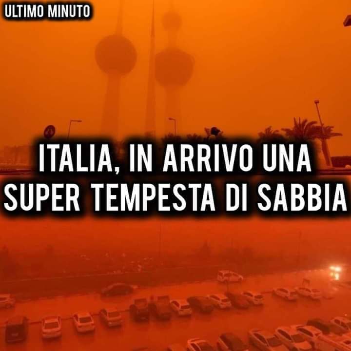 E il tutto senza un filo di vento a trasportarla...🤔

E i coglioni ci credono🤦‍♀️

👇👇👇