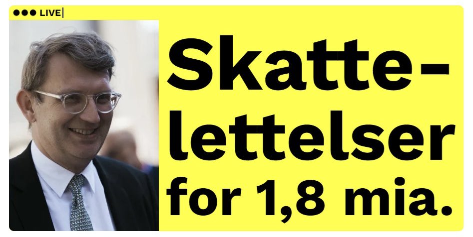 I dag er en god dag. 😊 Med Venstre i regering sikrer vi både mere velfærd og bedre vilkår for erhvervslivet. 💙