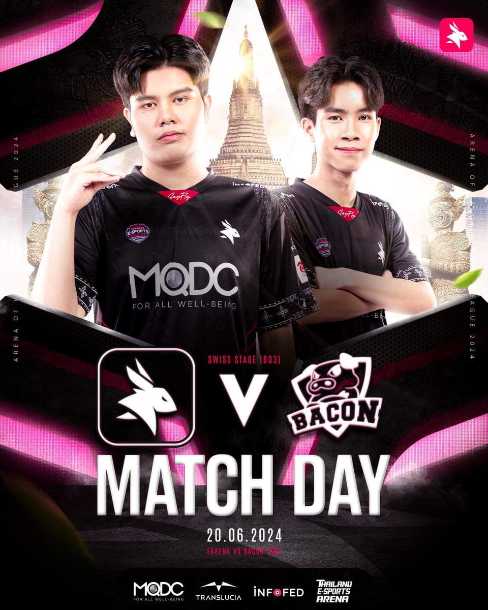 eArenaEsportsTH's tweet photo. Let's find out who will win this 🧐
.
#EA #eArena #eArenaRoV #APL2024 #OUTPLAY #RoV #EAกระต่ายคลั่ง #BAC #BaconTime https://t.co/XJ72rfNcrA