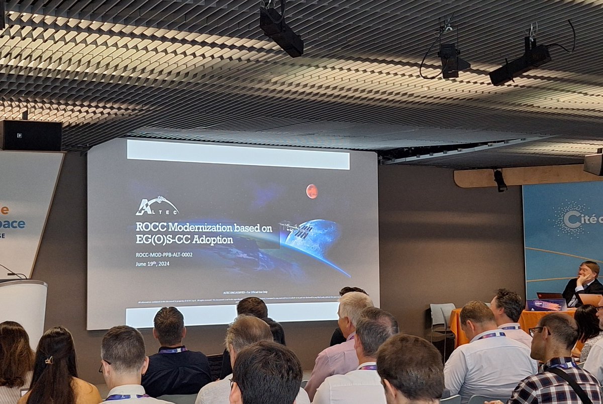 ALTECSpace's tweet photo. With the #SpaceOps organization since long time, #ALTEC is proud to contribute to the 2024 CNES Workshop with the experience on the challenges of #SpaceRider Operations and the latest news on #Exomars Rover Operations mission control tools.
#space #operations https://t.co/tnwEU3TPTk