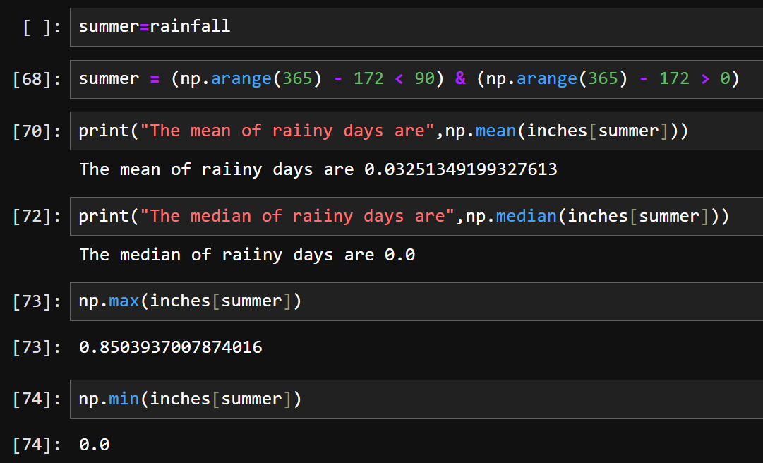 Nikhil_learner's tweet photo. Hello! I have used sheatle weather database from https://t.co/oLEX7DTkN7 and I have used it to show histograms of various weather condition like snow. I have find mean, median of various weather values like rain etc.
(plt library,pandas)

source code:https://t.co/RFiZnBFQ5e https://t.co/PE9wx7Mrz3