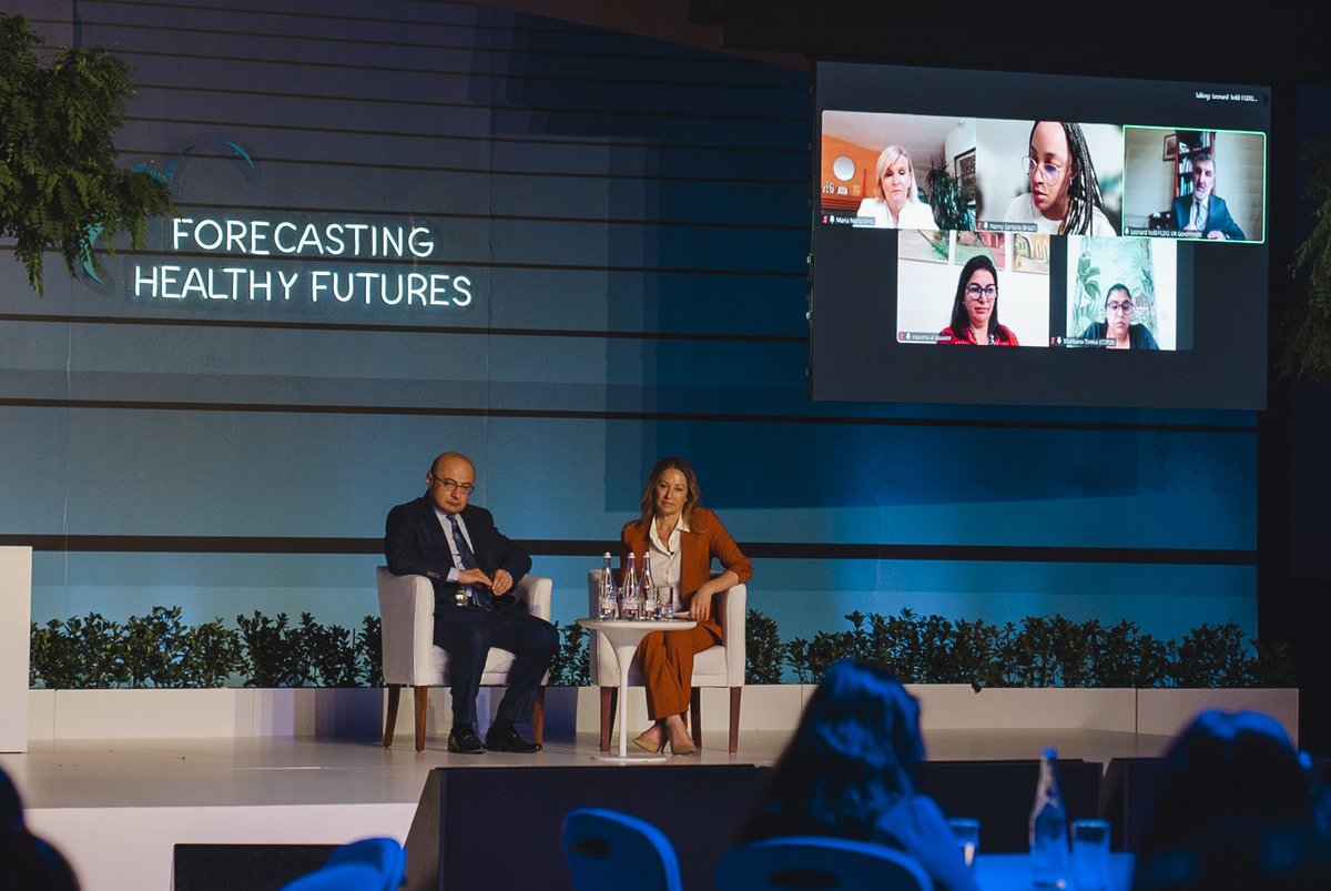 IMACS_global's tweet photo. Honored to have representatives from #COP26, #COP27, #COP28, #COP29 and #COP30 planning teams at the #FHFSummit to share their valuable insights and perspectives on past and present opportunities to include health in COP agendas. 🌍👏 https://t.co/jVMRF01Q3E