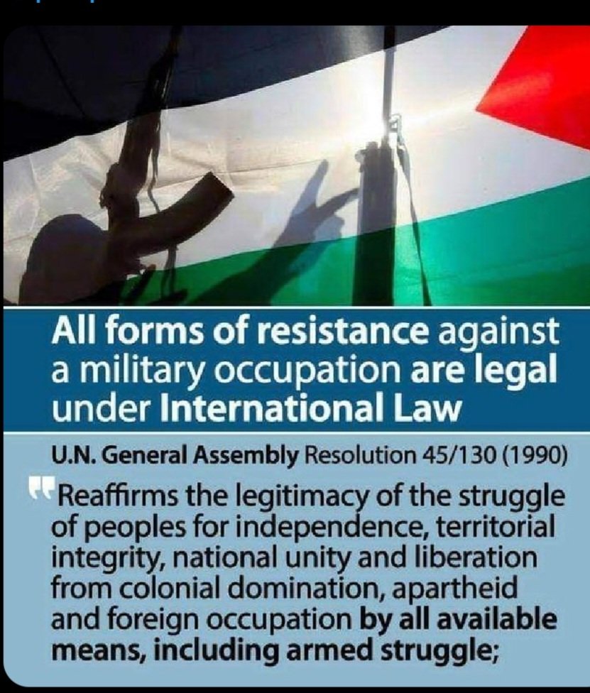 SamanAhsan's tweet photo. @SuppressedNws @ProfSunnySingh Resistance is the right of an occupied people! https://t.co/duz7w49psE