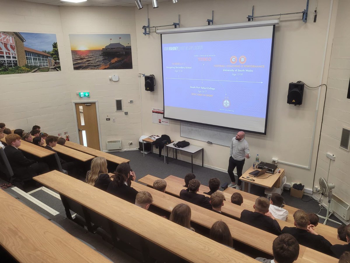 TKASA PE (@tkasa_pe) on Twitter photo As part of <a href="/YouthSportTrust/">Youth Sport Trust</a> #NSSW we welcomed Adam Mahoney - Head of Recruitment at a Professional Football Club.
He talked to some of our Y10s about his career to date and the ‘16 Steps’ to signing a player. As part of <a href="/YouthSportTrust/">Youth Sport Trust</a> #NSSW we welcomed Adam Mahoney - Head of Recruitment at a Professional Football Club.
He talked to some of our Y10s about his career to date and the ‘16 Steps’ to signing a player.