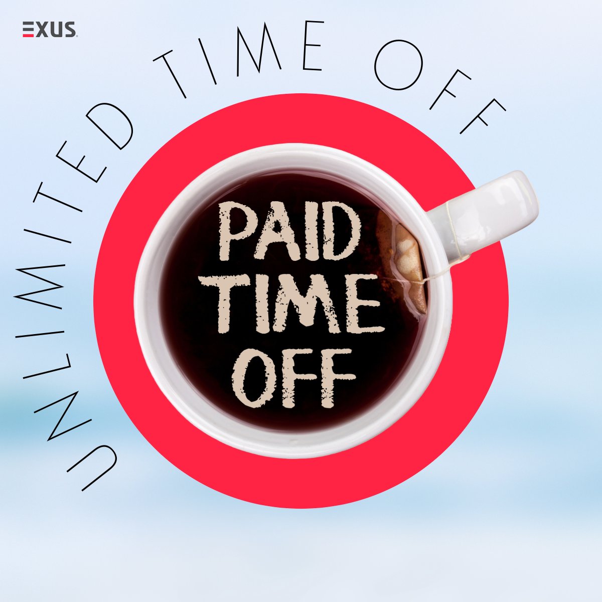 At EXUS, we're proud to launch our Unlimited Personal Time Off (UPTO) policy, highlighting our commitment to a flexible, supportive work environment. By prioritizing well-being, we empower our team to achieve greater creativity and productivity. 🌟 #LifeAtEXUS #WorkLifeBalance