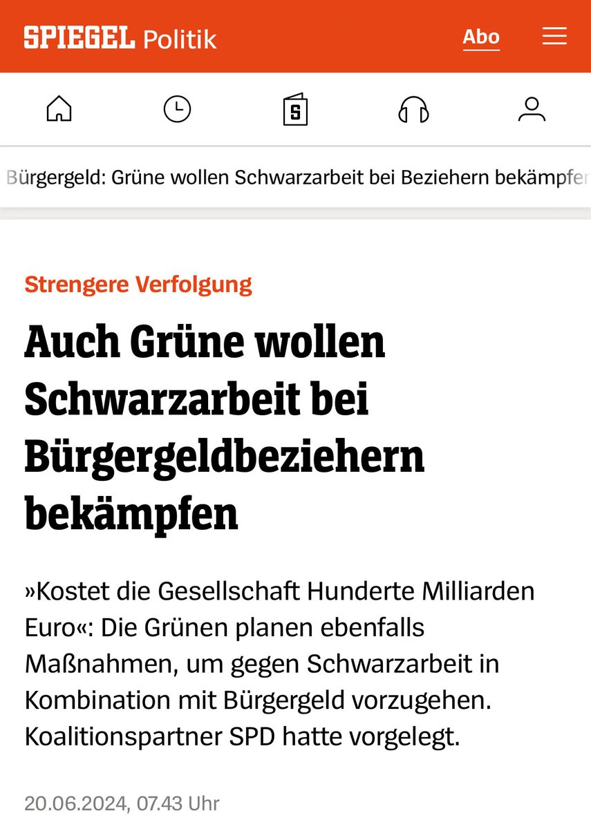 Nach den Totalverweigerern nun die nächste Kampagne gegen #HartzIV -Bezieher ohne ernst zu nehmende empirische Grundlage. Organisierte Hinterziehung von Steuern und Abgaben gehören strafrechtlich geahndet, aber auf Bürgergeld zu fokussieren, ist billige Stimmungsmache.