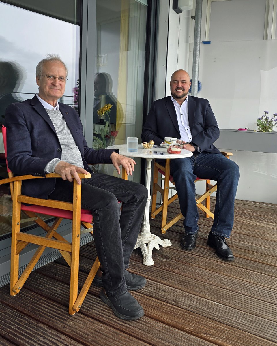 Gestern war der Bezirksbürgermeister, Frank Bewig, zu Gast bei mir in der Spandauer Wasserstadt.
