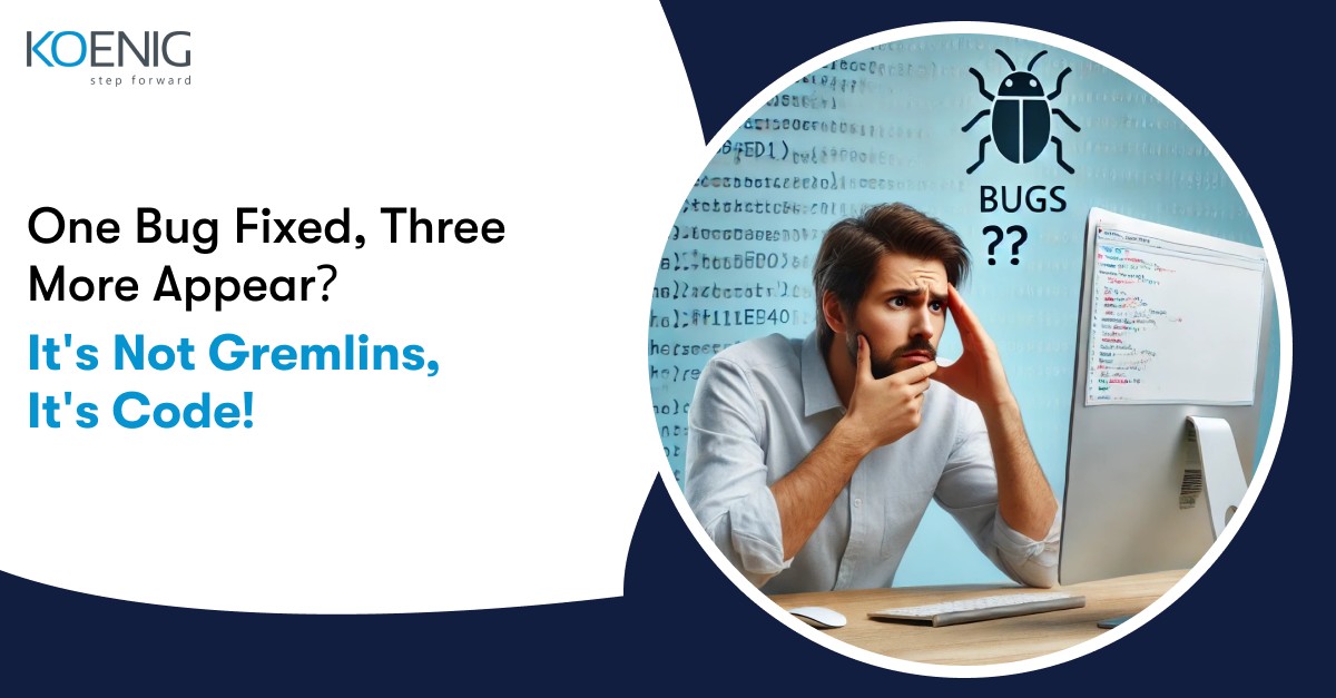 KoenigSolutions's tweet image. Ever fix a bug, only to see three more pop up?
Don't panic!
Koenig Solutions can help you identify, troubleshoot, and banish those coding gremlins for good.
Register now: koenig-solutions.com/security-testi…
#BugBusters #CodeGremlins #SecurityTesting #stepforward #31yearsofexcellence