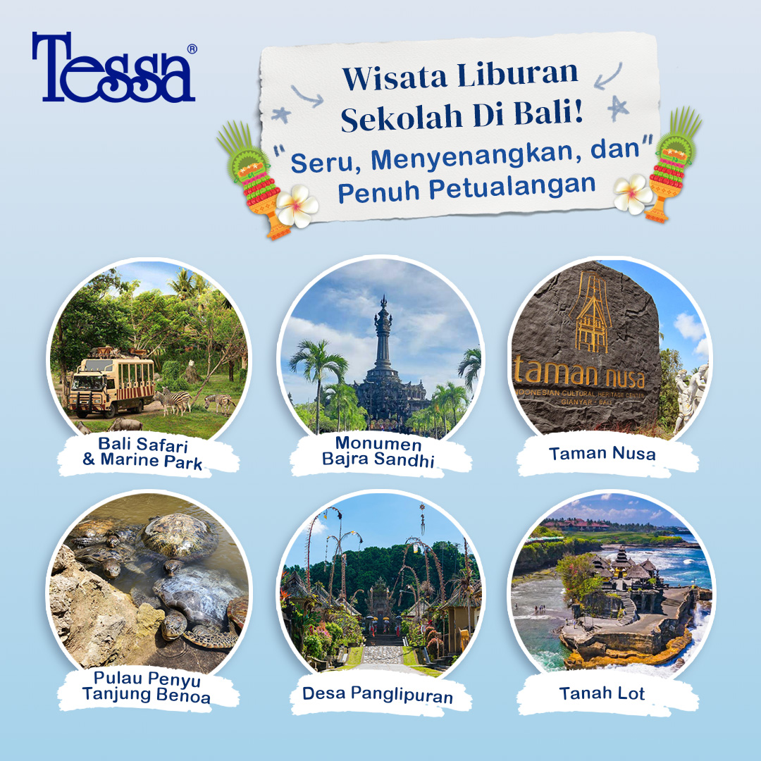 Sudah Waktunya Liburan Kan??
Yuk nikmati keindahan Bali bareng Tessa Travel Sweet bersama Dodo, Cupi, dan Jeni. Dan dapatkan referensi wisata yang wajib dikunjungi!

#TissueYaTessa #tissuetravelpack #libursekolah #liburan #holiday #bali