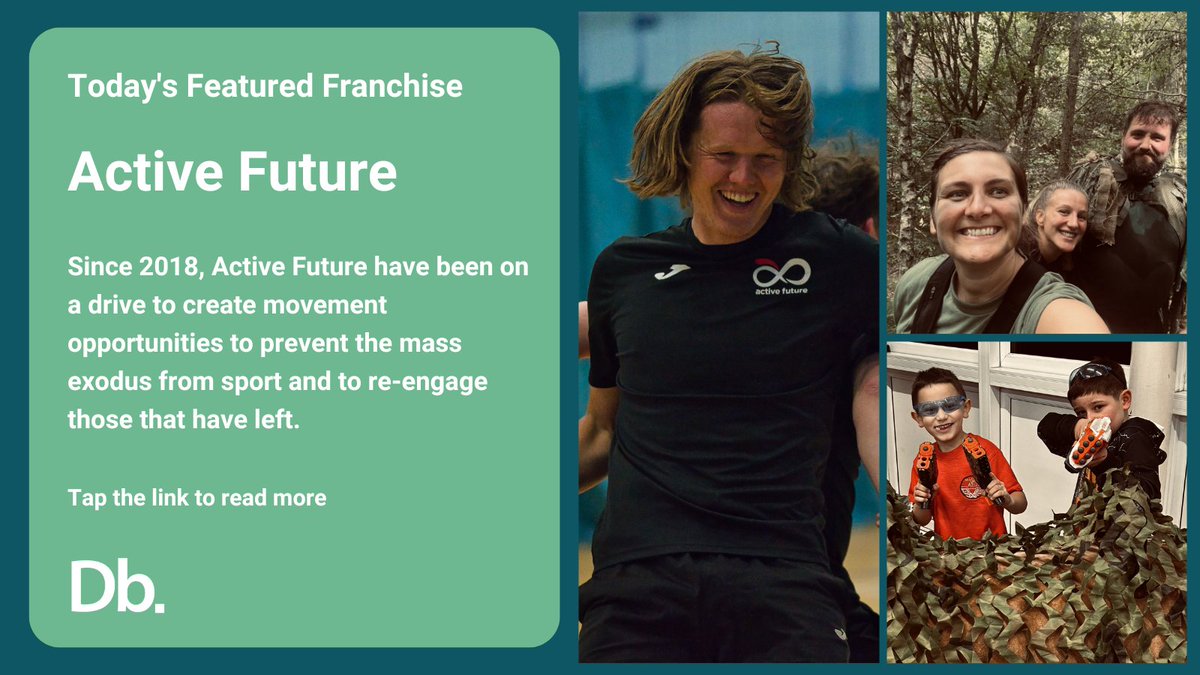 Active Future - Pioneers in promoting active lifestyles since 2018! They’ve been combating the sport exodus &amp; reigniting passion in the inactive.

#DaltonsBusiness #FranchiseOpportunity #ActiveFuture

Find out more → bit.ly/44DfT5z