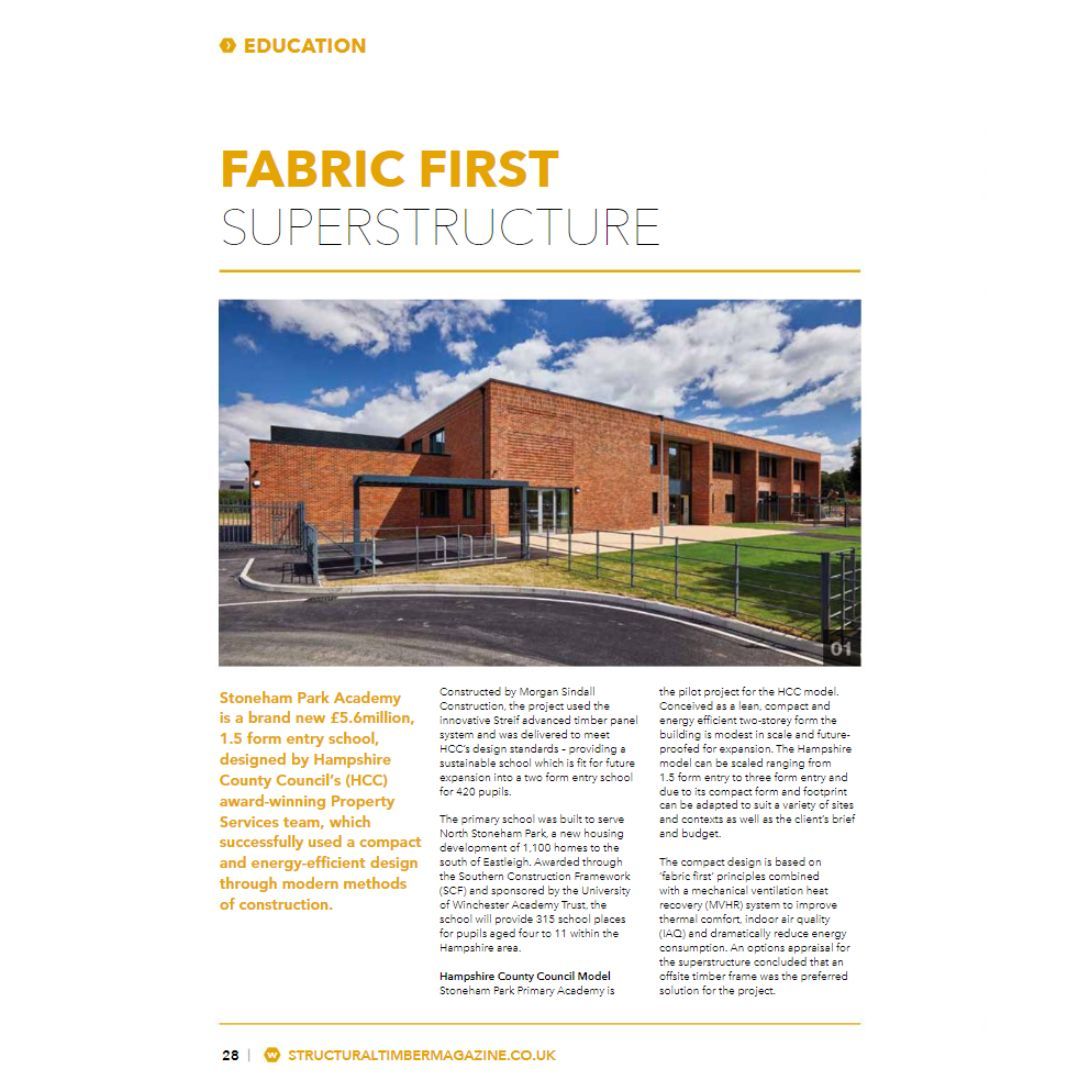 It’s Clean Air Day, the UK's largest air pollution campaign, and we’re highlighting the clean air benefits of Passive House Standard designs to get closer to net zero.

💚 Stoneham Park Primary Academy improved the school’s indoor air quality. 

#CleanAirDay #HealthyBuildings