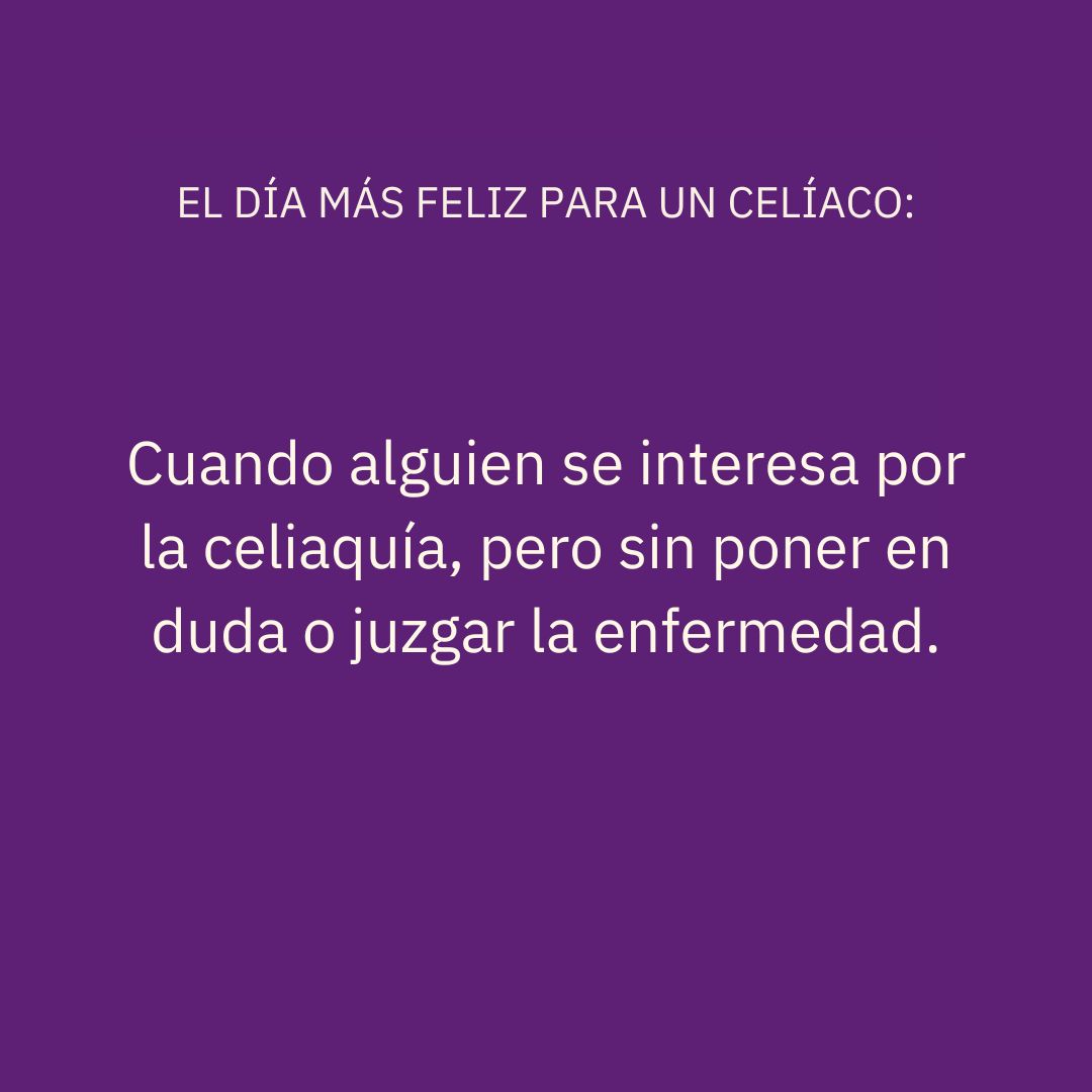 Según la ciencia, hoy es el día más feliz del año.

Según las personas celíacas, el día más feliz del año es cuando pasa cualquiera de estas cosas.

#GlutenFree #SinGluten #ComerSinGluten #Celiaquia #VivirSinGluten