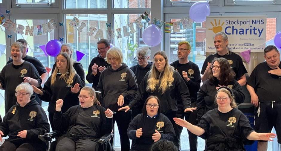 A choir, who made use of a unique inclusive form of language, gave a special performance to entertain staff and visitors at Stepping Hill Hospital as part of the celebrations and awareness for Learning Disability Awareness Week (Monday 17th June – Sunday 23rd June.)

Read More 👉