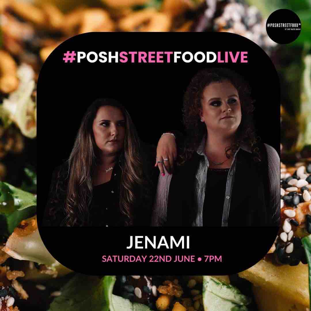 🎶 Upbeat acoustic duo JenAmi will be performing live at Poshstreetfood on Saturday (22nd June) from 7pm

🍸 On the night, you will be able to enjoy a range of canapes, Prosecco and cocktails

✉️ Fill in the form on their website or drop them a message on Facebook to book.