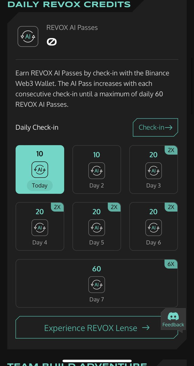 goodlucky1110's tweet image. #每日大赛
#币安空投
 #AirdropGuide 
币安web3钱包，新的积分签到活动已上线，每日签到即可，不知道咋样，三月份lista的签到活动还能吃个猪脚饭，期待。
要求：1.需要连接推特
             2.准备一点opbnb或者linea ETH当GAS
             3.每日签到
撸毛的兄弟肝起来吧。
邀请码：ZGCLRE