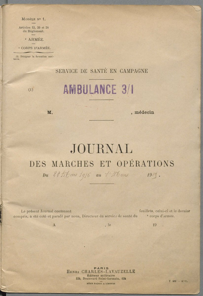 La mise en ligne de la première partie des Journaux des marches et opérations (#JMO) #GrandeGuerre du Service de santé est imminente !!! Un véritable complément aux #JMO mis en ligne en 2008 ! <a href="/LauVeyssiere/">Laurent Veyssière</a> @DeHistorique <a href="/helurli/">Hélène Urli</a> <a href="/1J1Poilu/">1 Jour - 1 Poilu</a> <a href="/FFGenealogie/">FFGénéalogie</a> <a href="/Aisne1418/">Chemin des Dames</a>