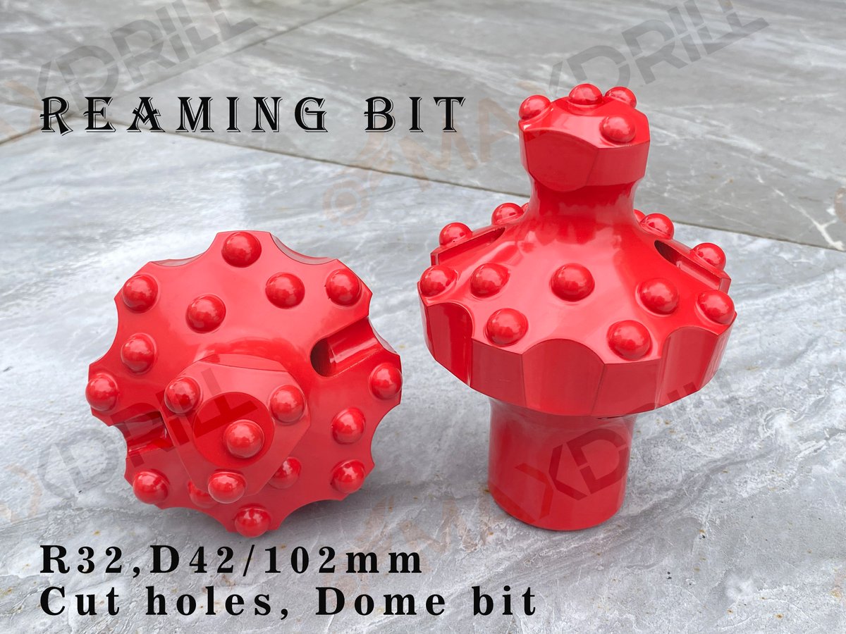 ChenJenia92641's tweet image. #Maxdrill #R32 #Reaming #Bits, You Best Choice of #Reamer.
R32, D42mm/102mm, Cut hole, Dome bit

Do not miss it!!

🌐 maxdrillrocktools.com
📱 +86 18701694825
📧 marketing1@kemaico.com

#kemaico #drillbit #drillingconsumable #drillrigparts #drillingtools #drilling #mining