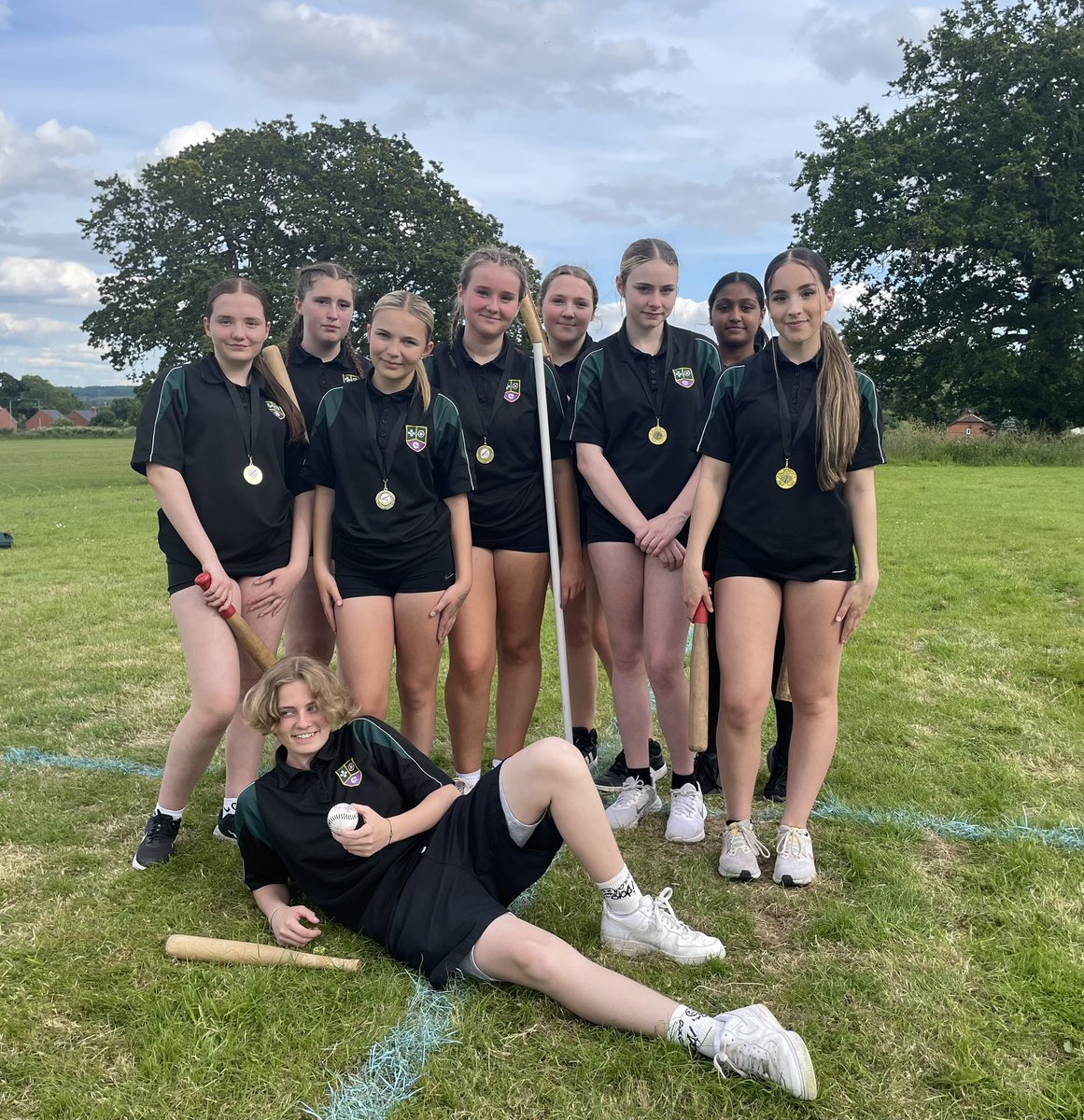 Congratulations to the year 10 girls rounders team on beating AV, Saints A and Trinity and unfortunately loosing to Woodrush in the district tournament last night. Great teamwork ladies, well done, proud of you especially as most of the team were yr 9 due to yr 10 exams🥈