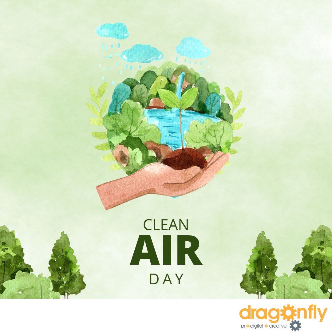 Happy Clean Air Day! 🌍

At Dragonfly PR, we're passionate about supporting our clients in communicating their sustainable messages. 

Would you like to raise awareness, inspire action and create a sustainable future?  Talk to our PR experts  on 0114 349 5345  #CleanAirDay